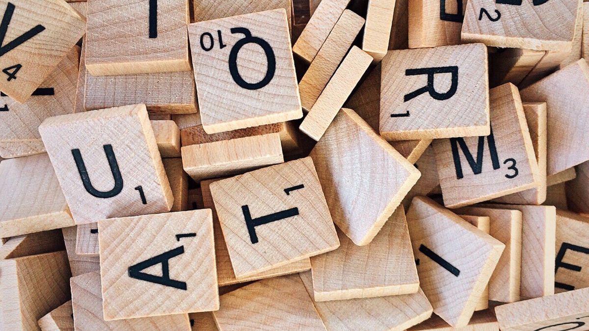 Letter blocks showing upper and lower case