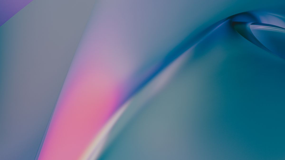 A smooth color gradient on a screen