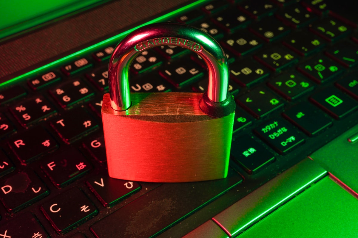 Laptop displaying a secure ecommerce checkout with trust signals